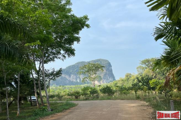 4.5 rai of land with wonderful mountain view for sale in Nong Thaley, Krabi-8