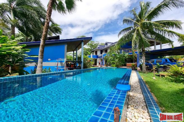 Large Country-Style Five Bedroom House with Large Private Pool & Gardens for Rent in Cherng Talay-1