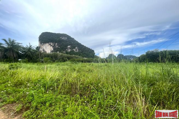 Nearly 4 Rai of Land with Spectacular Panoramic Mountain Views for Sale in Nong Thale, Krabi.-1