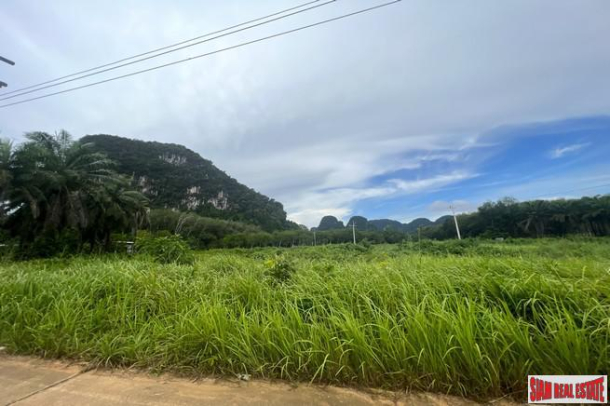Nearly 4 Rai of Land with Spectacular Panoramic Mountain Views for Sale in Nong Thale, Krabi.-3