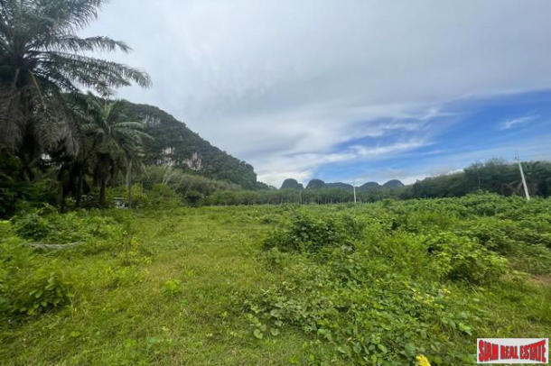 Nearly 4 Rai of Land with Spectacular Panoramic Mountain Views for Sale in Nong Thale, Krabi.-5