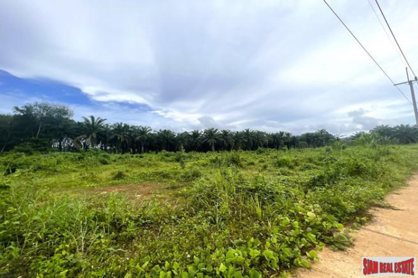 7 Rai of Flat Land with Wonderful Mountain View for Sale in Nong Thale, Krabi-3