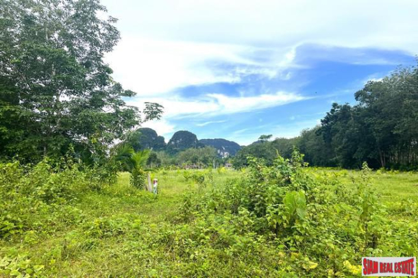 7 Rai of Flat Land with Wonderful Mountain View for Sale in Nong Thale, Krabi-4