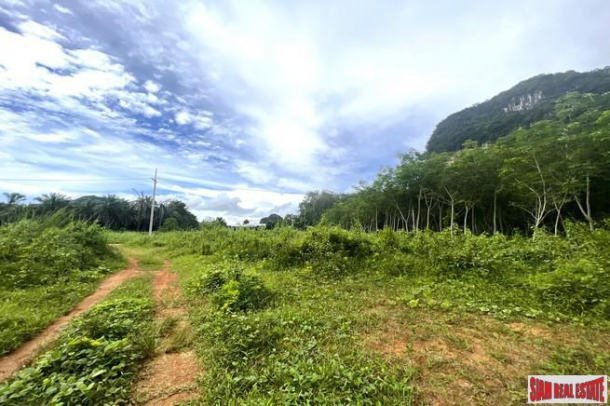 7 Rai of Flat Land with Wonderful Mountain View for Sale in Nong Thale, Krabi-6