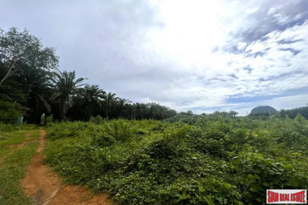 7 Rai of Flat Land with Wonderful Mountain View for Sale in Nong Thale, Krabi-7