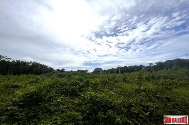7 Rai of Flat Land with Wonderful Mountain View for Sale in Nong Thale, Krabi-8