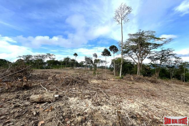 18.5 rai of rubber plantation land is for sale with fantastic sea views in Takua Thung, Phang Nga.-13