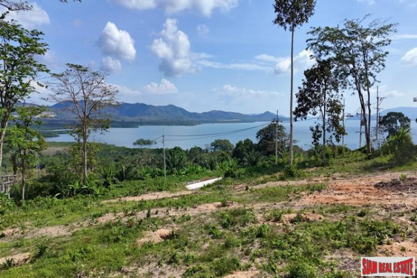 18.5 rai of rubber plantation land is for sale with fantastic sea views in Takua Thung, Phang Nga.-4