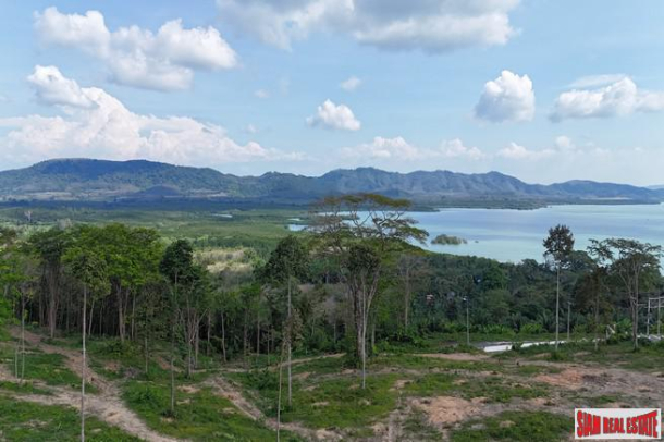 18.5 rai of rubber plantation land is for sale with fantastic sea views in Takua Thung, Phang Nga.-6