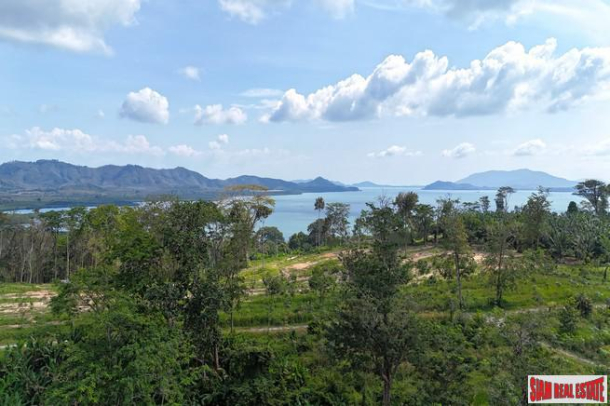 18.5 rai of rubber plantation land is for sale with fantastic sea views in Takua Thung, Phang Nga.-7