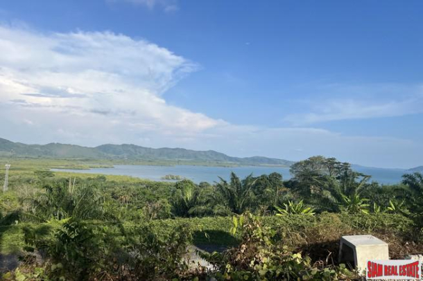 18.5 rai of rubber plantation land is for sale with fantastic sea views in Takua Thung, Phang Nga.-8