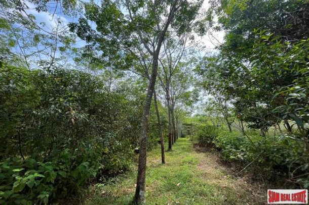 10 Rai of flat land close to Thai Mueang Beach only 5 mins for sale in Phangnga-9