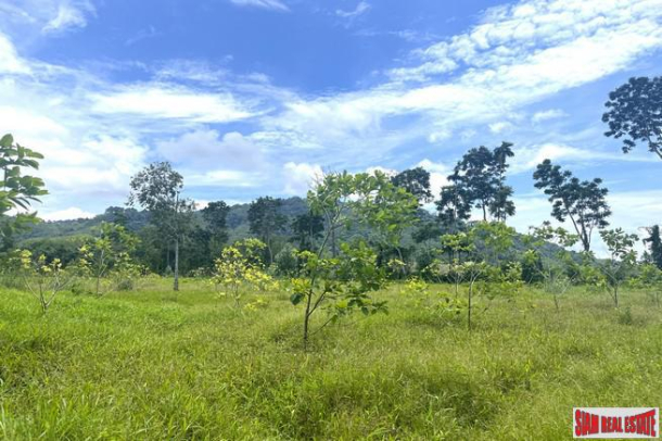 Charming 7.5 rai with mountain view land for sale in Thai Mueang, Phangnga-1