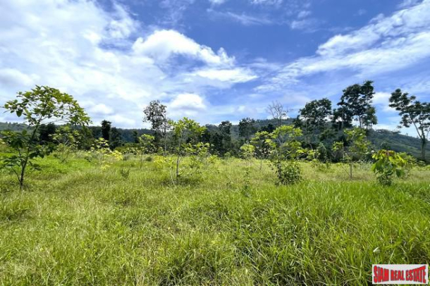 Charming 7.5 rai with mountain view land for sale in Thai Mueang, Phangnga-2
