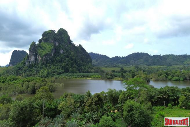 Almost 9 Rai of prime for sale with scenery and wonderful mountain views in Nong Thale, Krabi-3