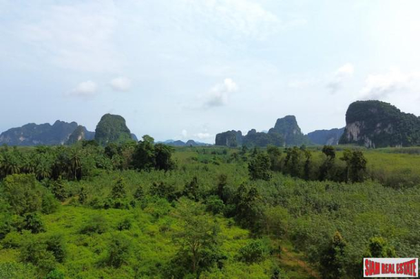 Almost 9 Rai of prime for sale with scenery and wonderful mountain views in Nong Thale, Krabi-5