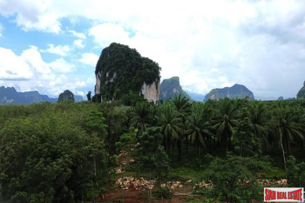 6 Rai with fantastic mountain views land for sale in Nong Thale, Krabi-5