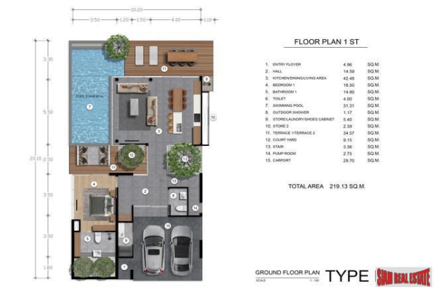 New  3 & 4 Bedroom Pool Villa Project for Sale in Bang Tao-27