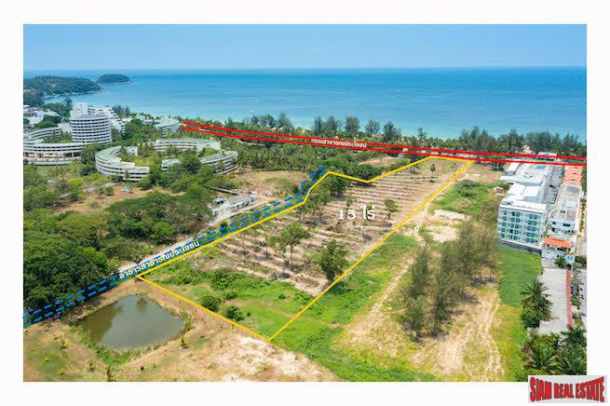 Rare 15 Rai Beachfront Land Plot on Karon Beach for Sale-5