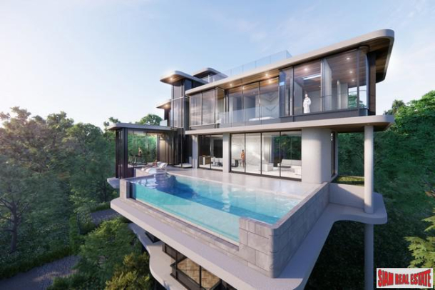 New Modern Sea View 3 & 4 Bedroom Private Pool Villas for Sale  in Nai Thon-3