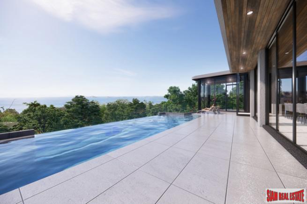 New Modern Sea View 3 & 4 Bedroom Private Pool Villas for Sale  in Nai Thon-30