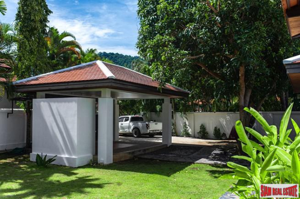 New 3 Bedroom Bali Style House with 4 Pavilions and Private Pool for Sale in Gated Estate in Rawai-9
