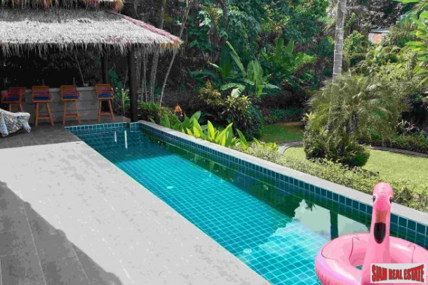 Jindarin Beach Villas |  Tropical Three Bedroom Sea View Pool Villa for Sale on Coconut Island-2