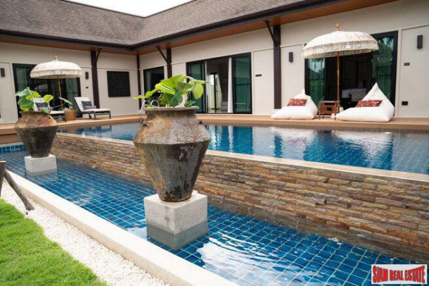 Two Villa Tara | Spacious Four Bedroom Pool Villa with Tropical Garden For Rent in Layan-21