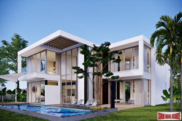 New 3 & 4 Bedroom Two Storey Pool Villas for Sale in Central Chalong Location-1