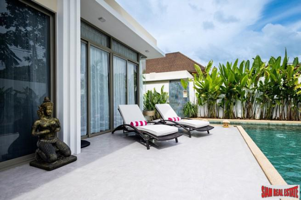 Viriya Khanaen Pool Villas | New  Contemporary Three Bedroom Pool Villa in Great Thalang Location for Sale-16