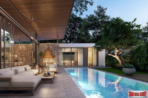 New 3 & 4 Bedroom Private Pool Villas Featuring Smart Home Systems for Sale near Layan, Phuket-1