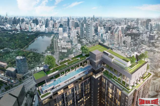 Life Asoke Rama 4 | Resale Loft Unit on Top Floors at this Exclusive New High-Rise Condo by Leading Developers with River Views at Rama 4 Road by Asoke and Phrom Phong-1