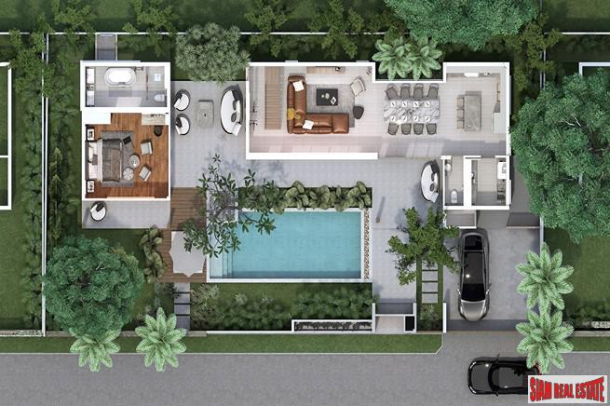 Vinzita Elite Residences Beautiful Homes in Cherng talay: 3 Bedroom and 4 Bathroom Villas for Sale in Phuket, Thailand-5
