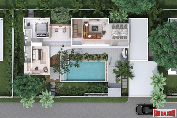 Vinzita Elite Residences Beautiful Homes in Cherng talay: 3 Bedroom and 4 Bathroom Villas for Sale in Phuket, Thailand-6
