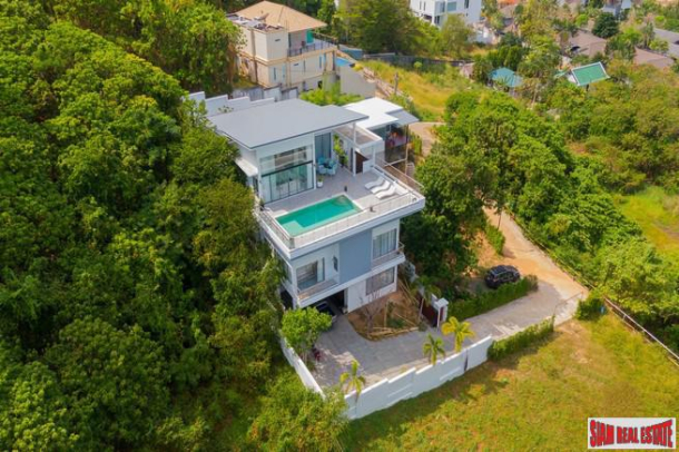 Spectacular 3-Storey Mountain-View Residence: 4-Bedroom, 6-Bathroom House for Sale in Naiharn, Phuket-2