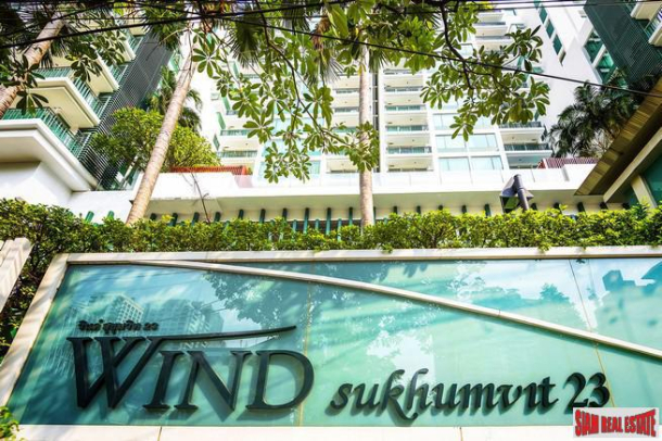 Wind Sukhumvit 23 | 1 Bed  Corner Unit Condo on 14th Floor at Asoke with City Views-20