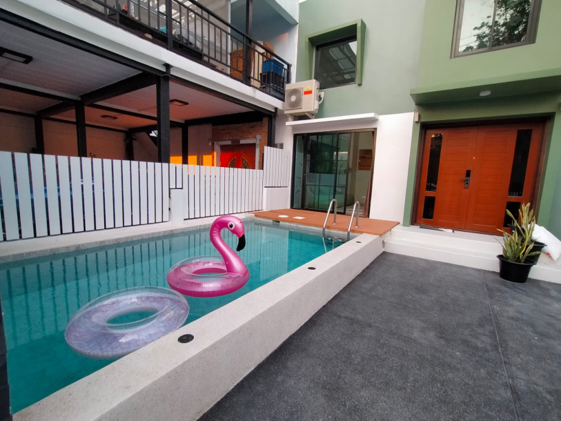 Private pool access Cozy House Three Bedroom Three Bathroom in Chalong-3