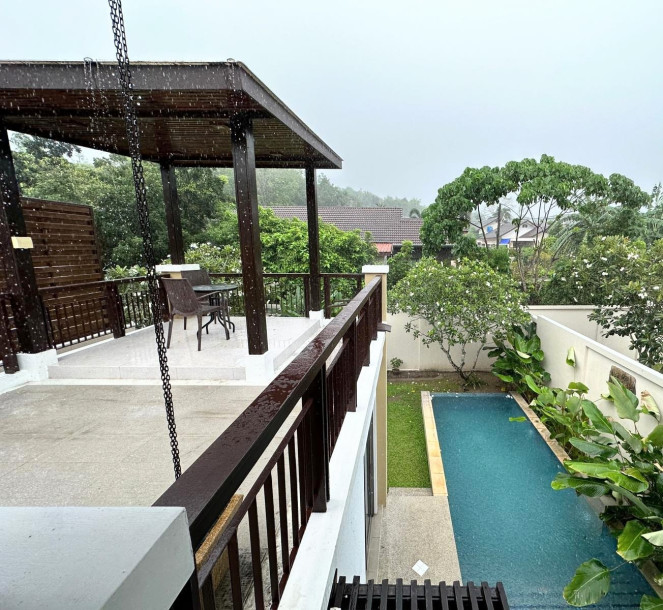 Baan Wana Pool Villas | Spacious Modern Home with a Private Swimming Pool at Cheng Talay For Rent-15