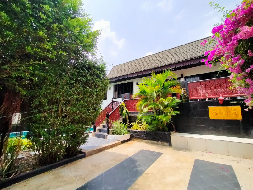 Balinese Style Four Bedroom Two Storey Home with Pool in Rawai. Pets Friendly.-3