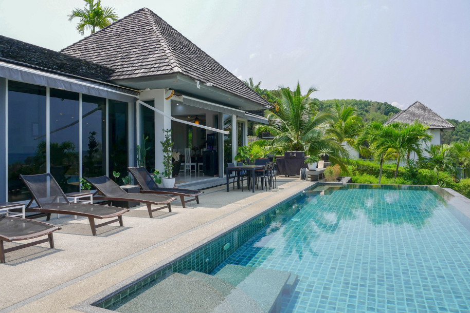 The Villas Overlooking Layan // 5 bed Luxury Sea-view villa near Layan and Laguna Beaches in Phuket-5