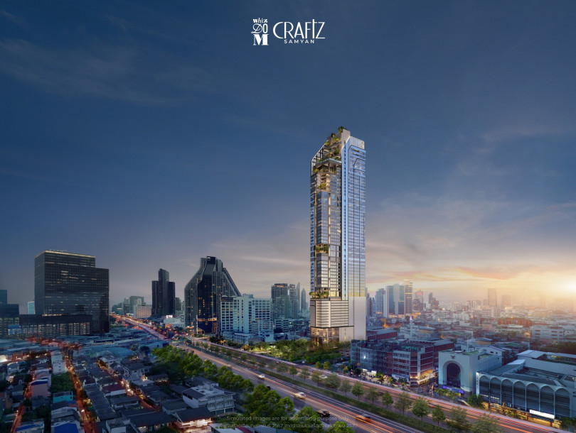 New Luxury High-Rise 55 Storey Condo with Excellent Facilities and City and Chao Phraya River Views at Samyan – Rama IV-1