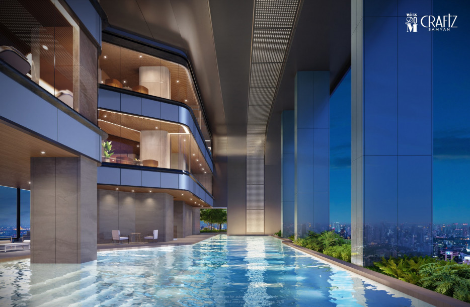 New Luxury High-Rise 55 Storey Condo with Excellent Facilities and City and Chao Phraya River Views at Samyan – Rama IV-84